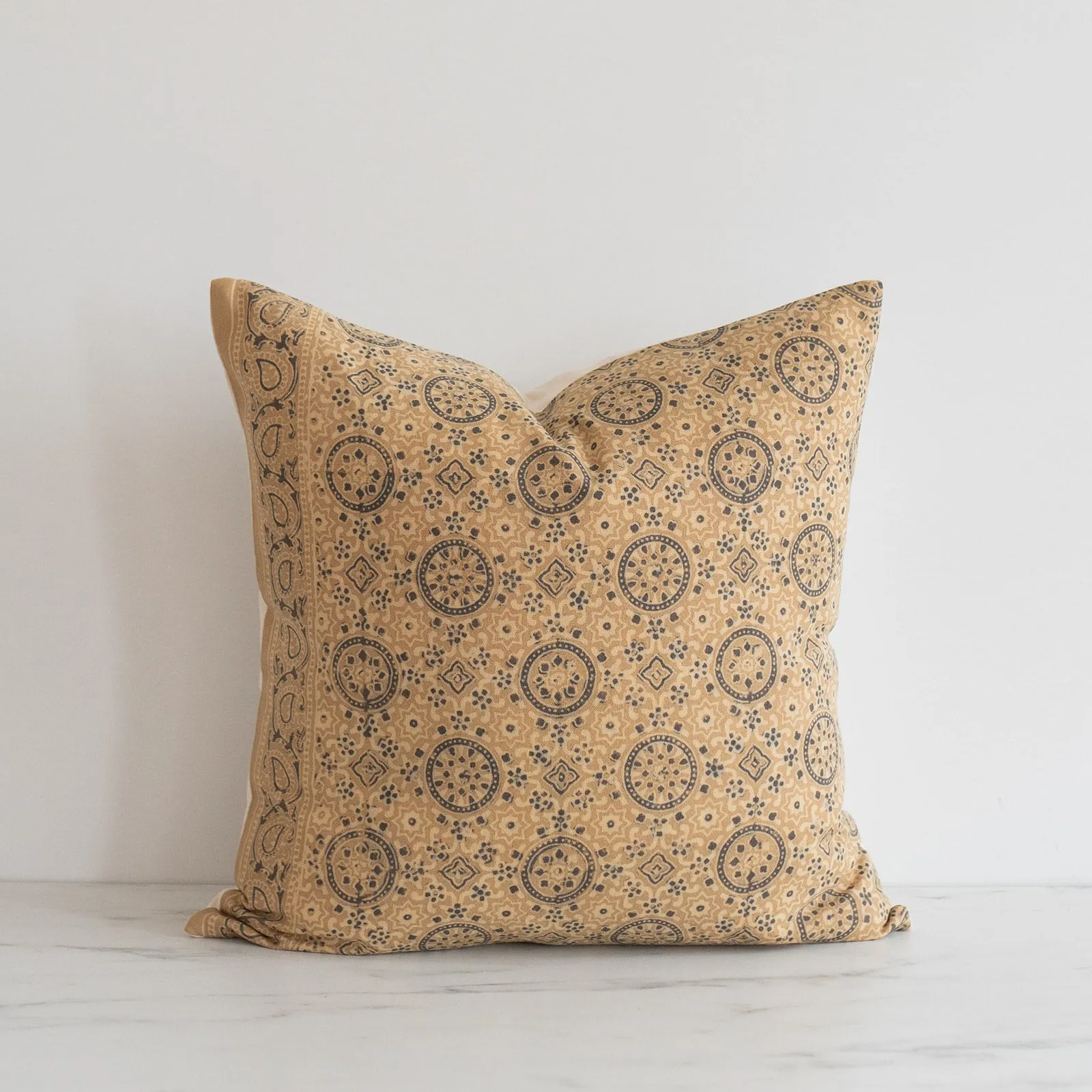 Antique Ajrak Pillow Cover