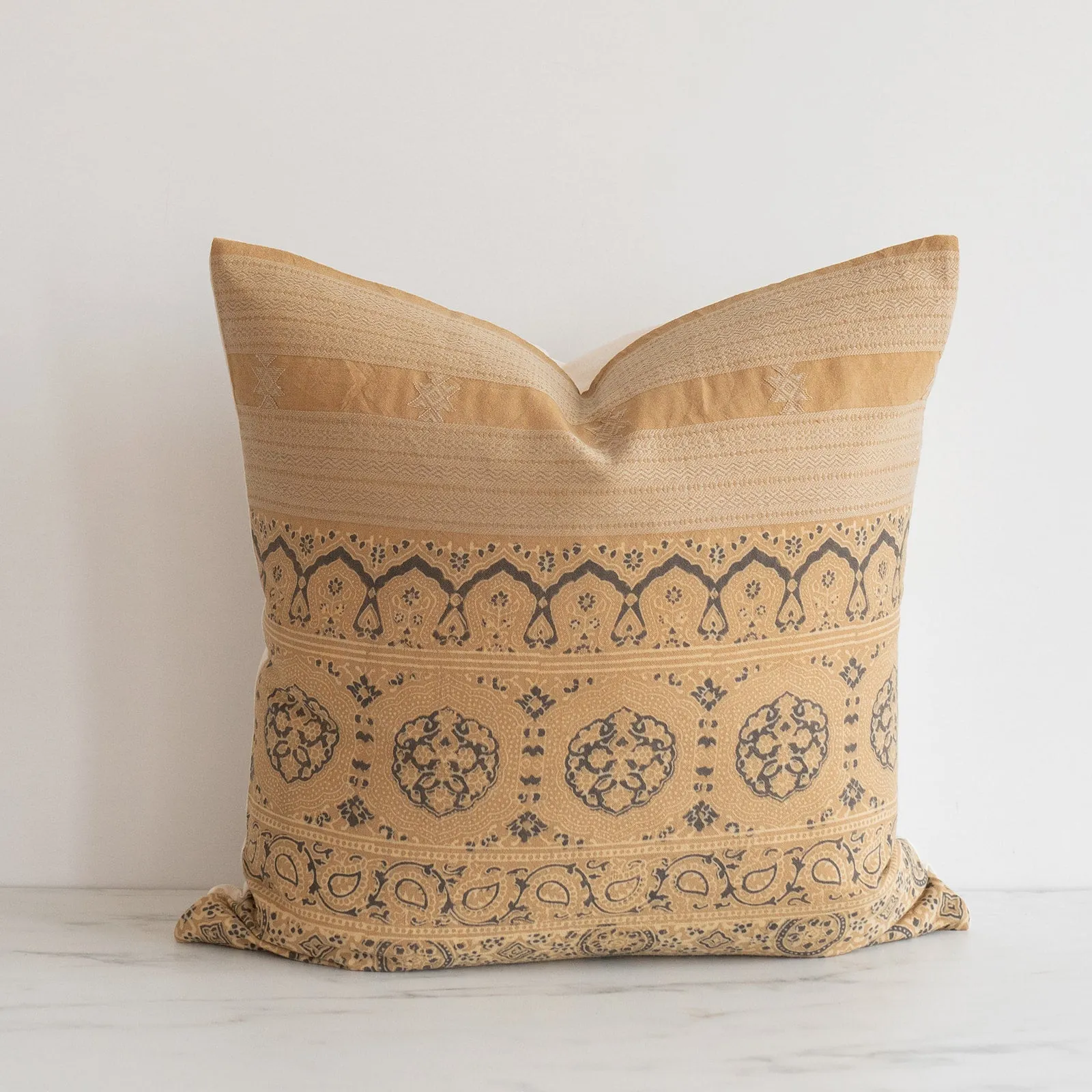 Antique Ajrak Pillow Cover