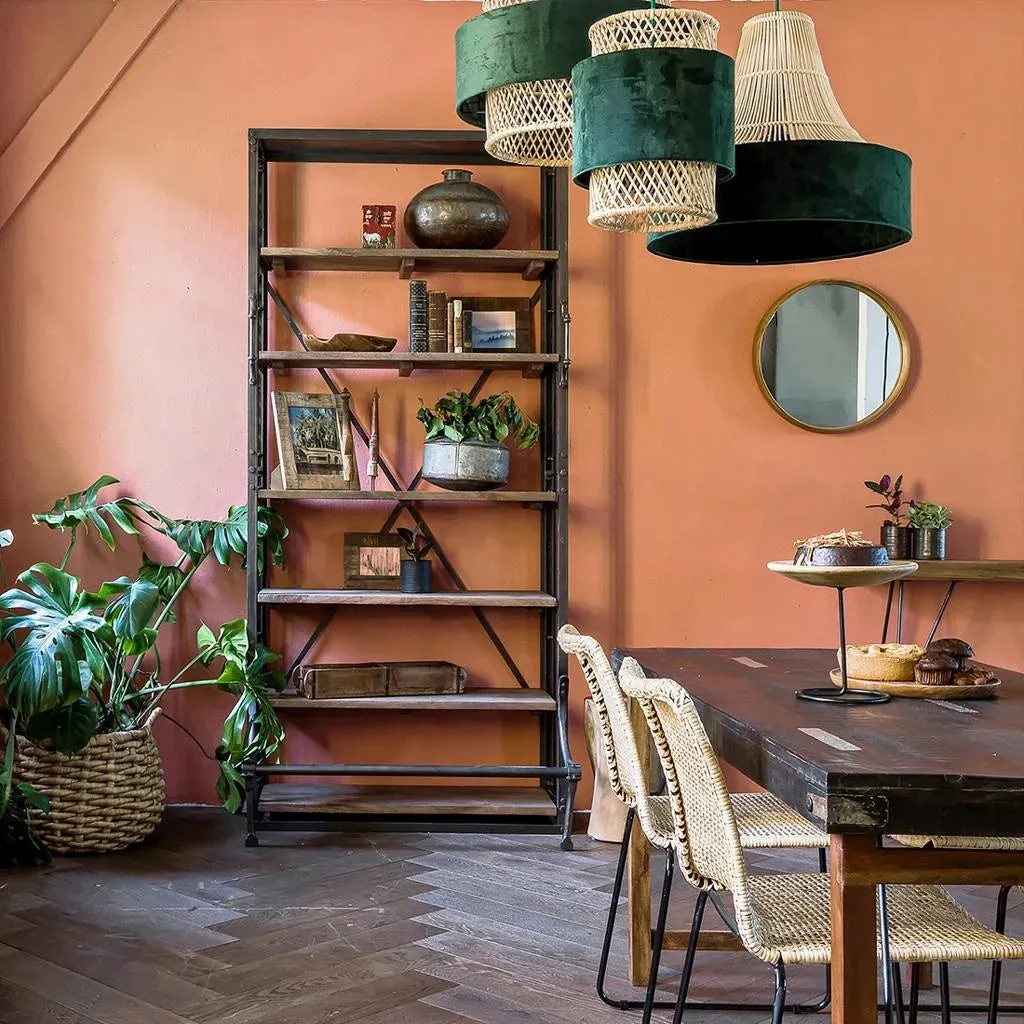 Archive Closet Natural Wooden Shelves