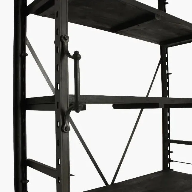 Archive Closet Natural Wooden Shelves