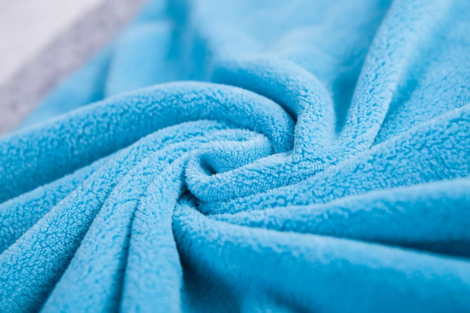 Bacati Elephants Blankets, Aqua with Grey Border