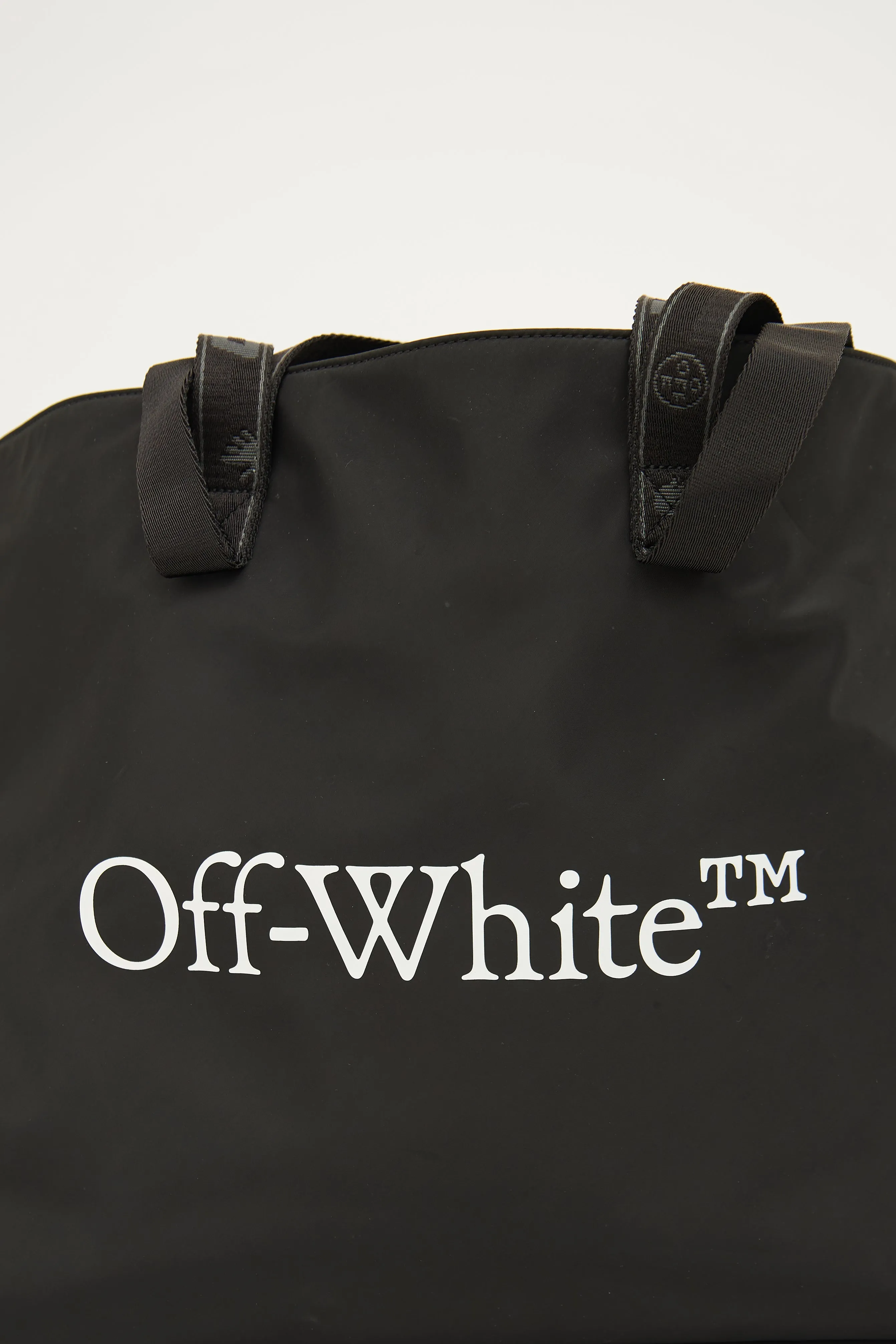 Black Nylon Commercial Tote Bag