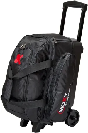 Bowlerstore Products Moxy Double Roller Bowling Bag- Black