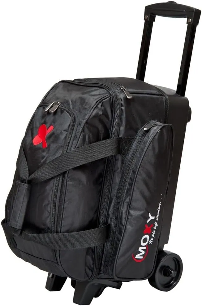 Bowlerstore Products Moxy Double Roller Bowling Bag- Black