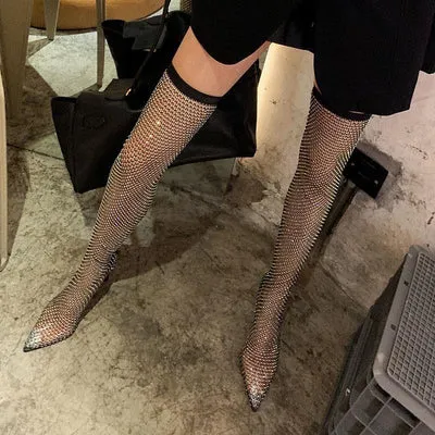 Carrie Rhinestone Heels