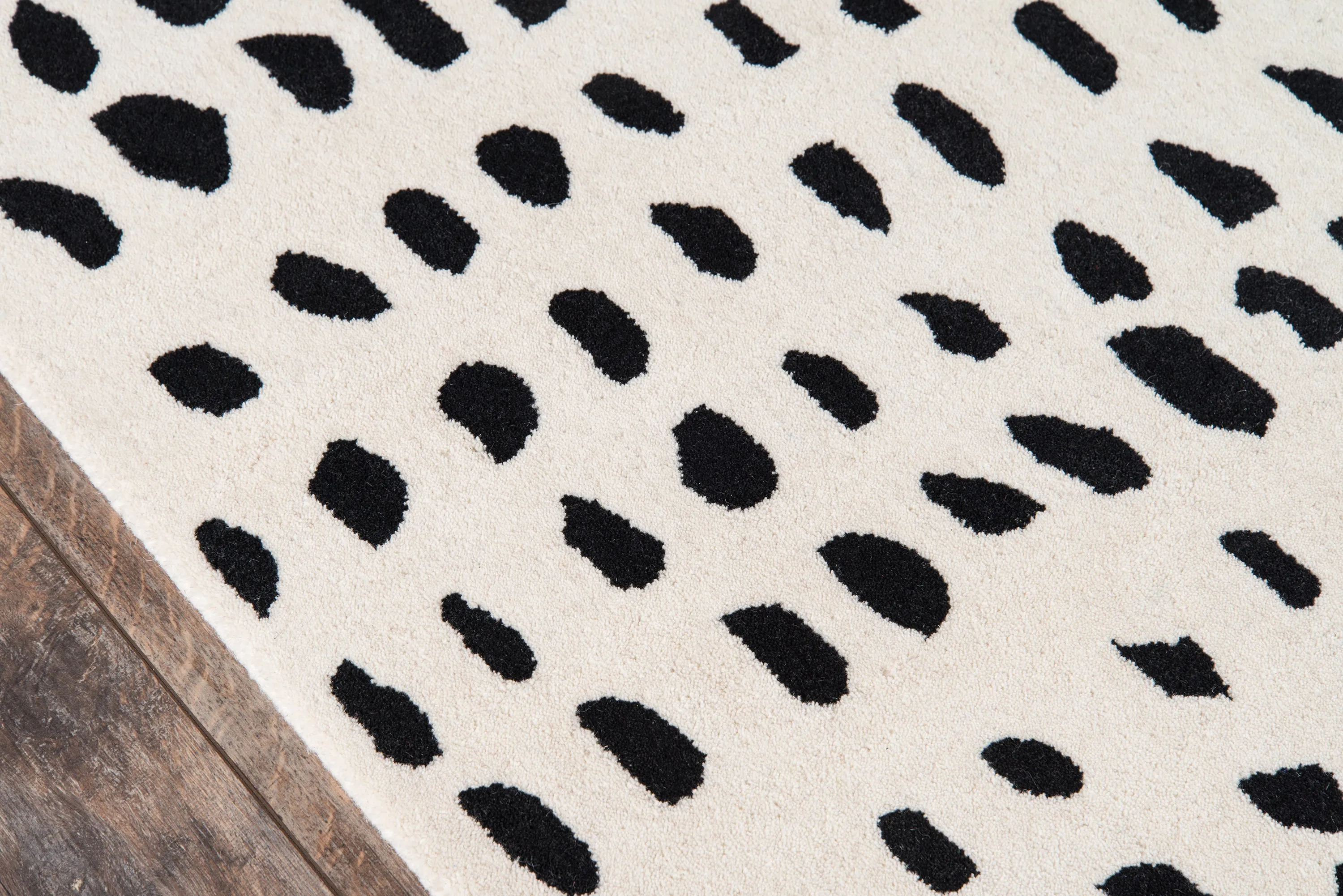 Contemporary Hand Tufted Off-White Rug