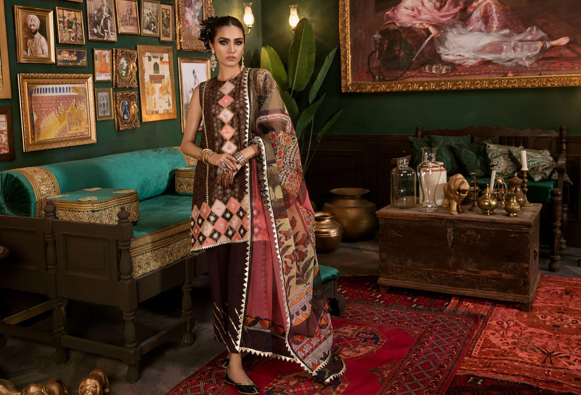 Cross Stitch Royal Secrets Jaquard Collection 2019 – Mughal Muraqqa B