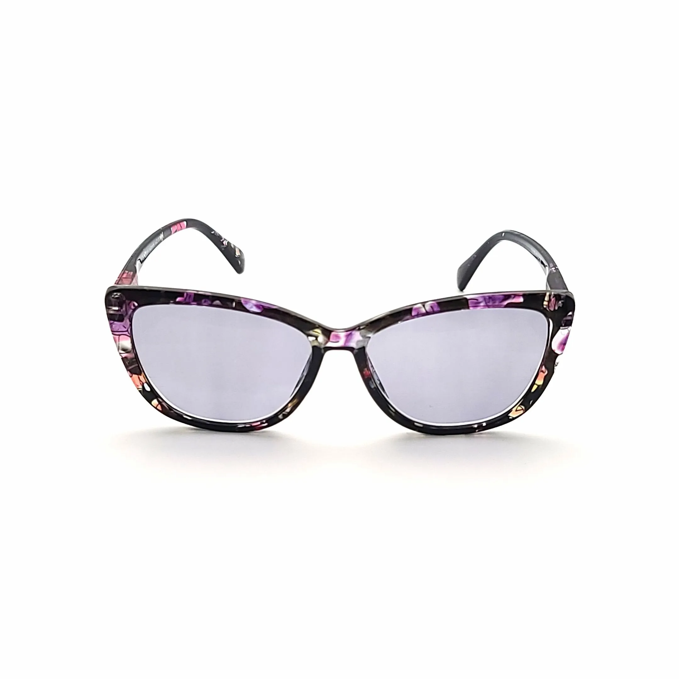 Dolly Colorful Cateye Reading Sunglasses with Fully Magnified lenses in Solid and Floral Prints
