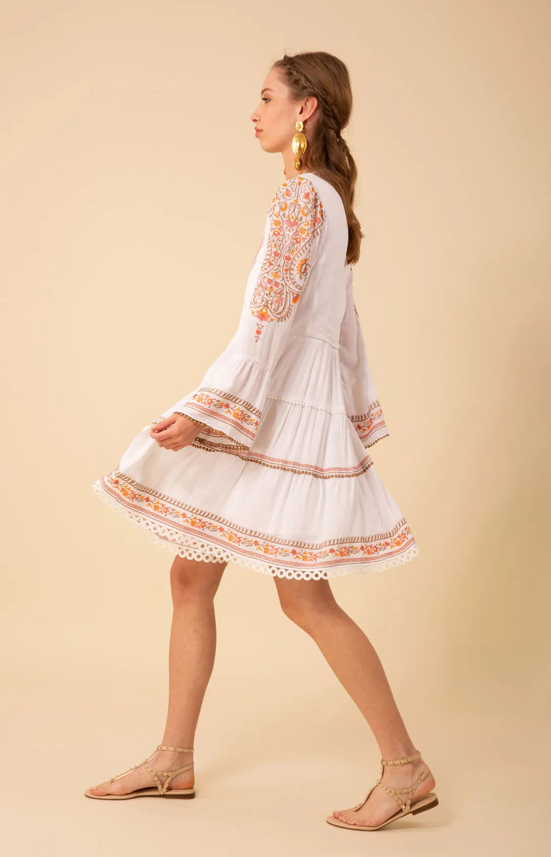 Isabel Embroidered Dress