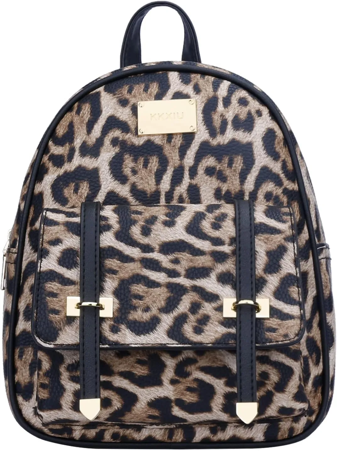 KKXIU Girls Small Backpack Purse Vegan Leather Mini Bookbag for Women Cute Teen Pompom Daypack