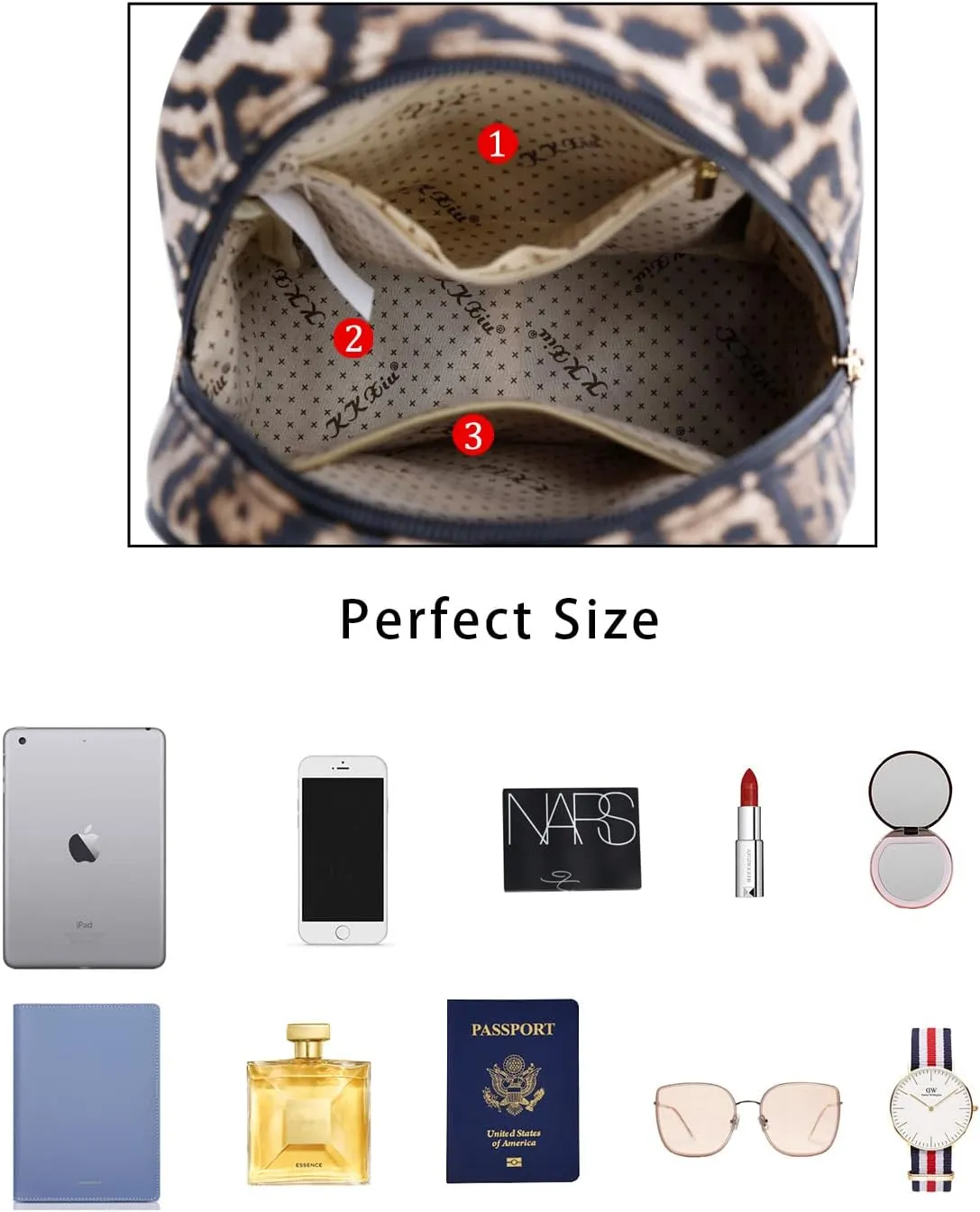 KKXIU Girls Small Backpack Purse Vegan Leather Mini Bookbag for Women Cute Teen Pompom Daypack