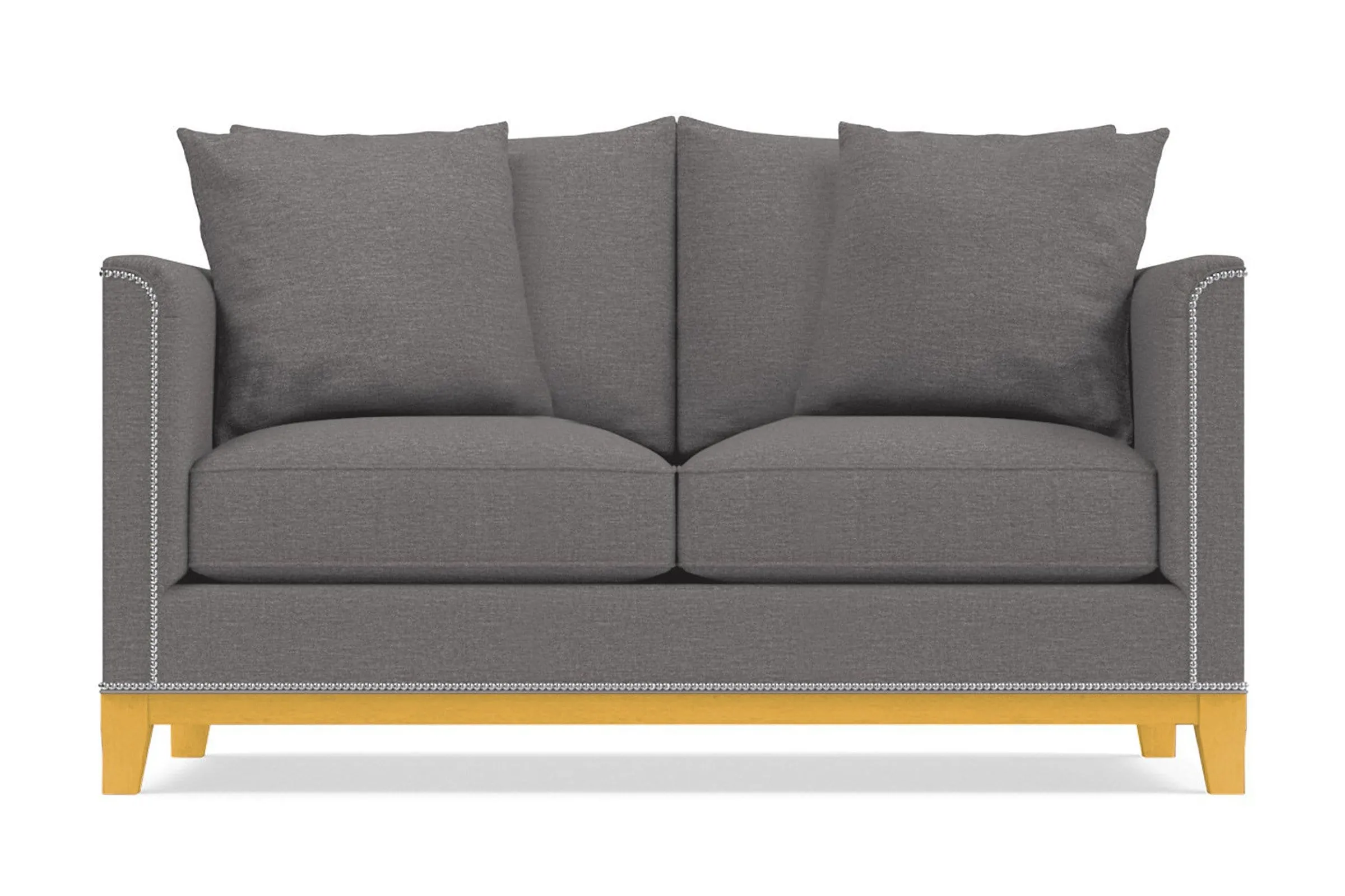 La Brea Twin Size Sleeper Sofa Bed :: Leg Finish: Natural / Sleeper Option: Deluxe Innerspring Mattress