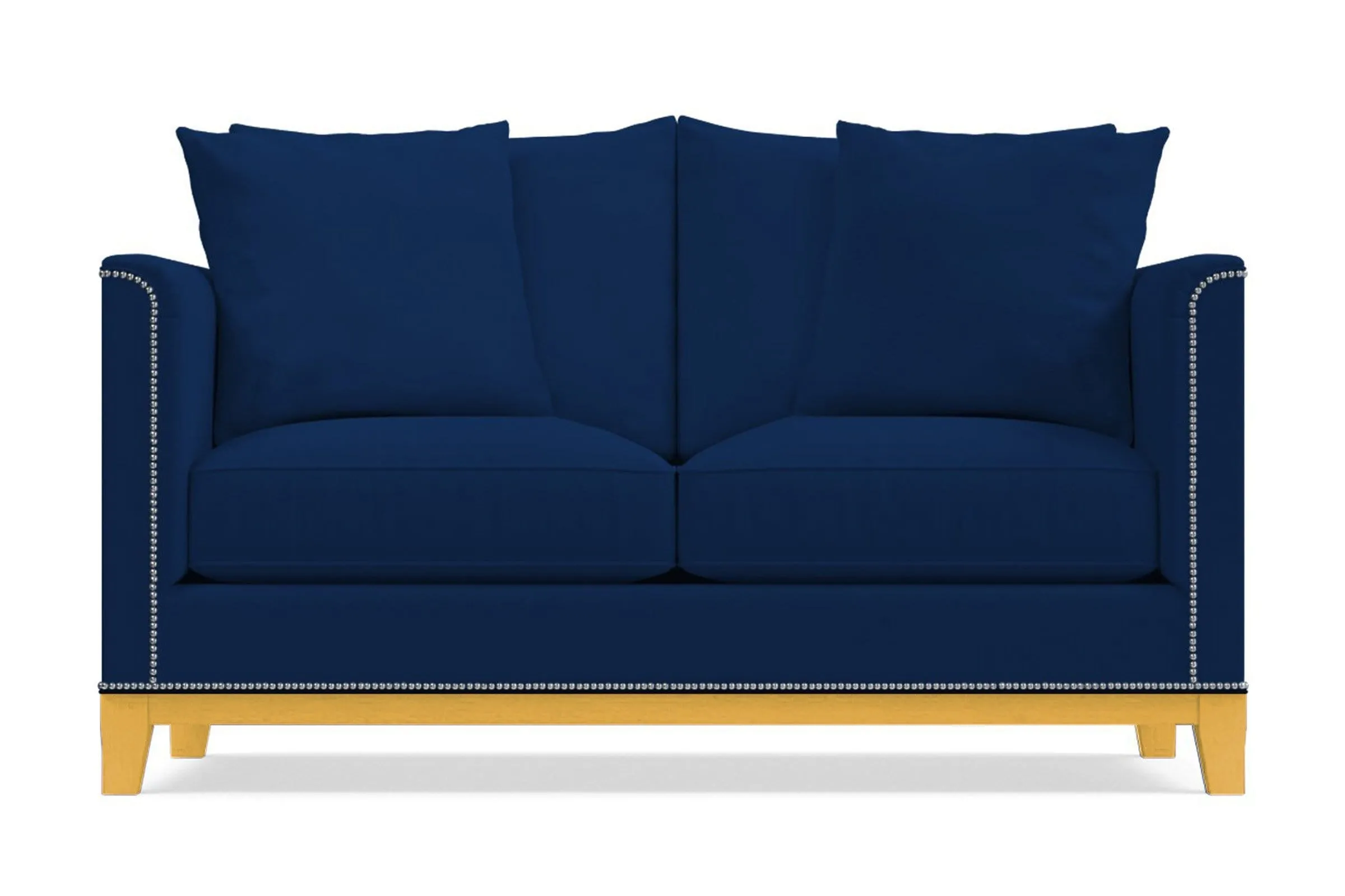 La Brea Twin Size Sleeper Sofa Bed :: Leg Finish: Natural / Sleeper Option: Deluxe Innerspring Mattress