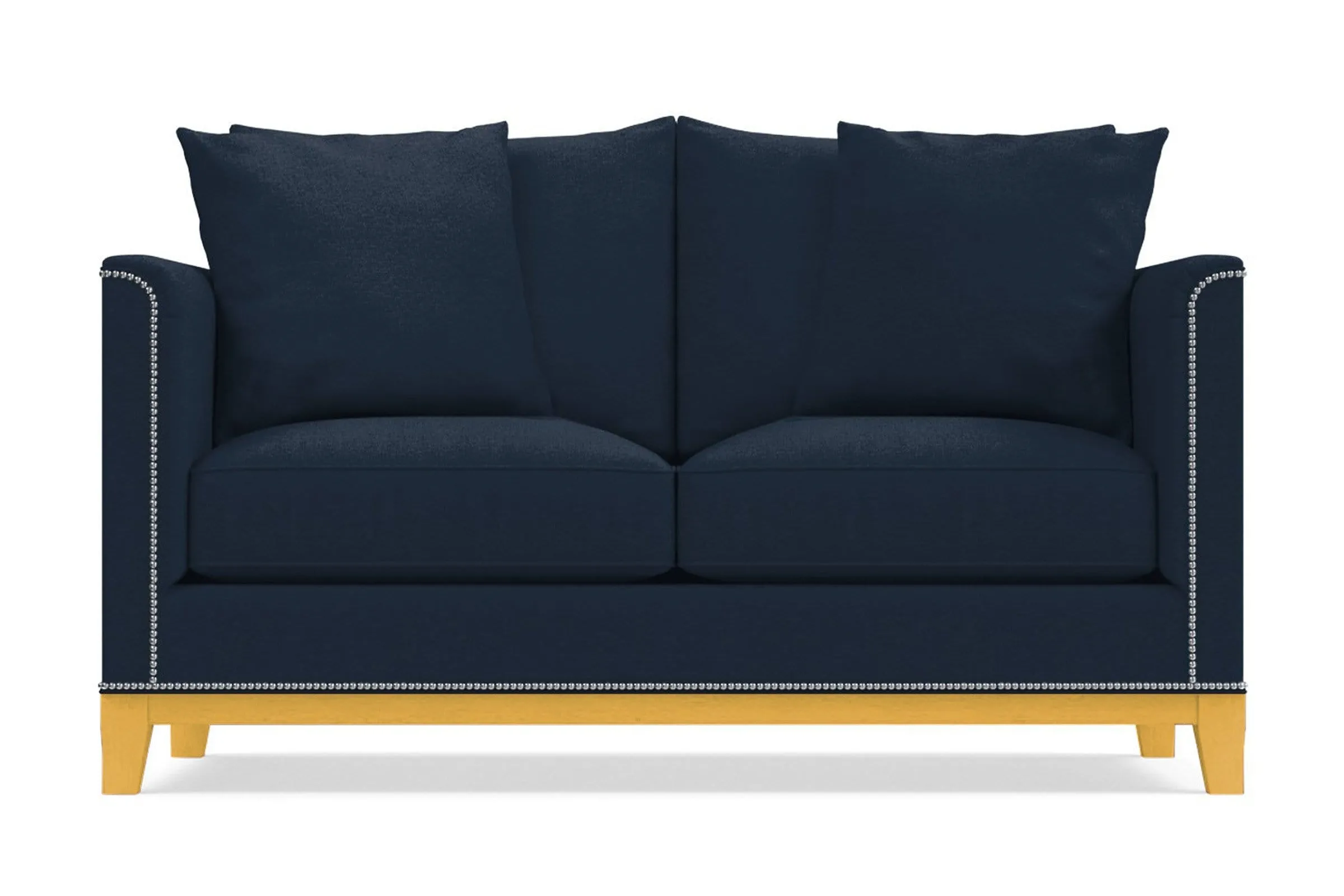 La Brea Twin Size Sleeper Sofa Bed :: Leg Finish: Natural / Sleeper Option: Deluxe Innerspring Mattress