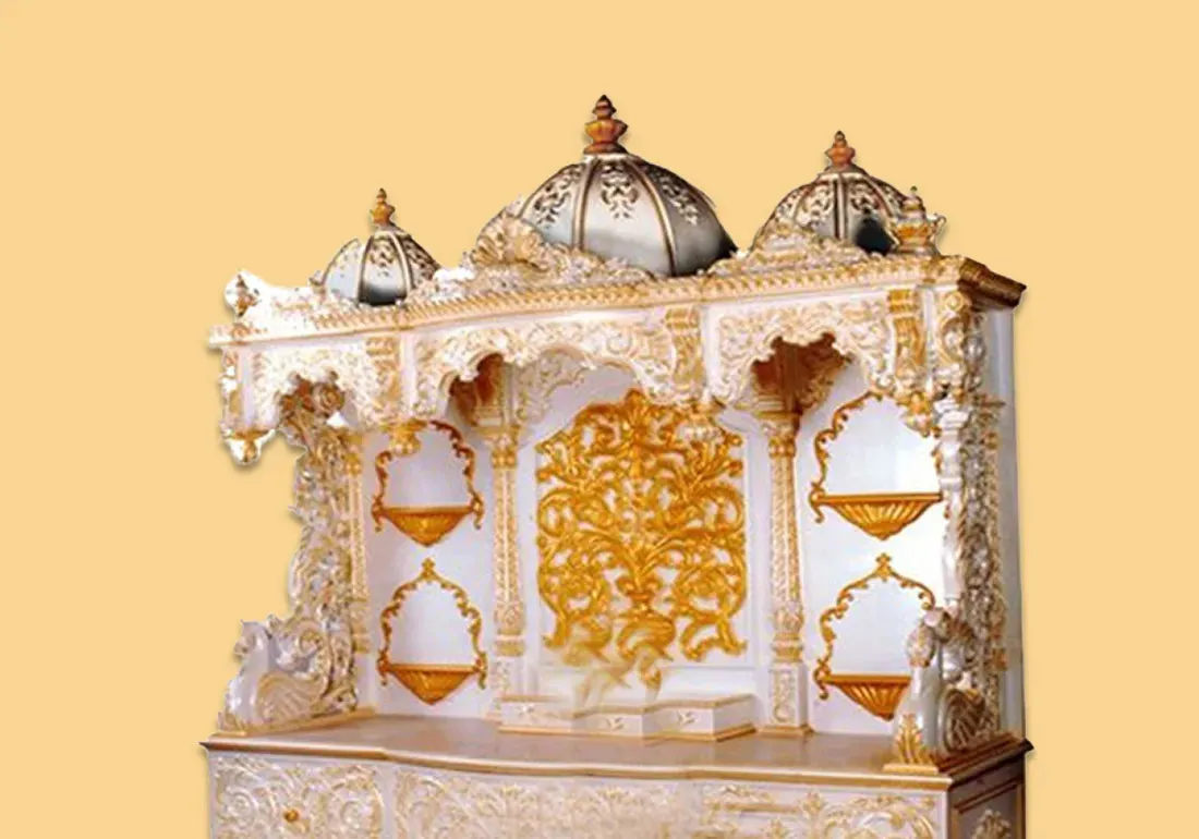 Luxury Hand Carved Teak Wooden Temple