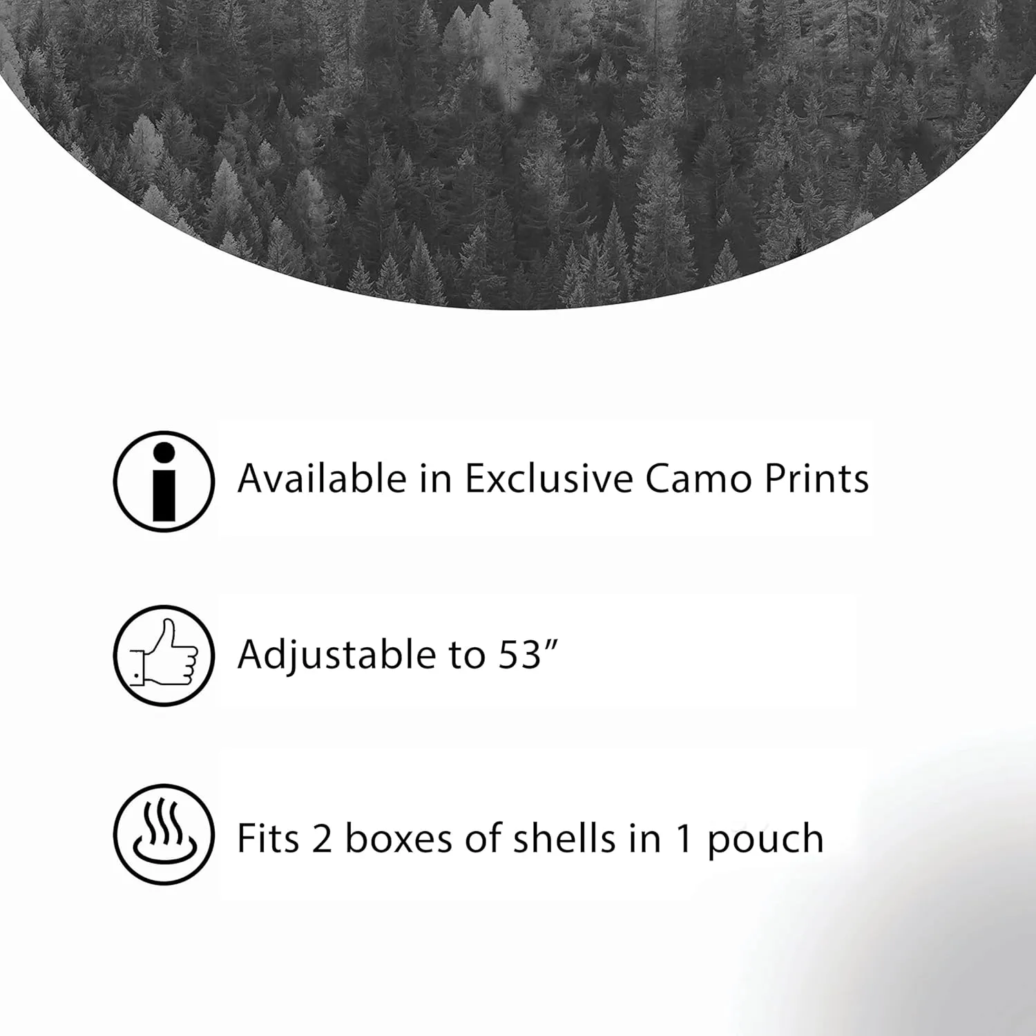 MooselanderShotgun Shell Pouch, Sporting Shotgun Shell Bag - Clay, Trap or Skeet Shooting Holder for Shotgun Shells, Raltree Camo, Digital Camo and Solid Colors.