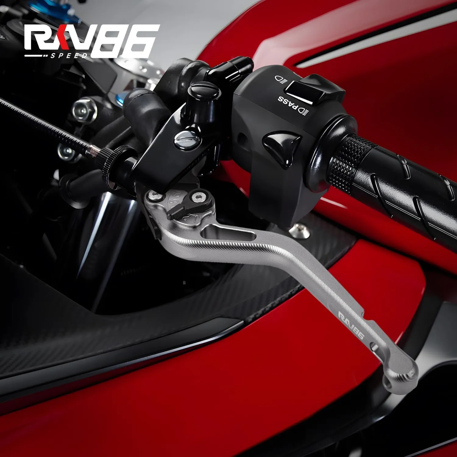 Motorcycle Brake Clutch Levers Long for Honda CBR500R/CB500F/X (13-21), CB400F/CB400R (13-20), Grom MSX (14-23), CBR250R (11-15), CBR300R/ CB300F/ CB300FA (14-21), Monkey 125 (18-21) Titanium