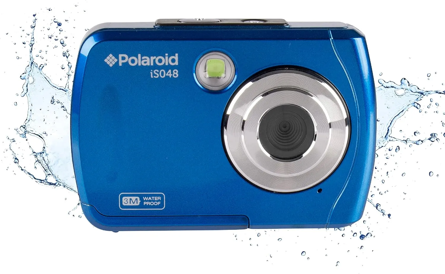Polaroid IS048 Digital Camera - Small Lightweight Waterproof Instant Sharing 16 MP Digital Portable Handheld Action Camera (Red)