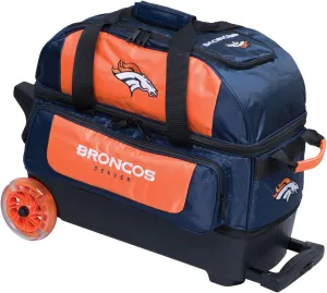 Strikeforce Bowling NFL Two Ball Bowling Roller Bag with Ball, Shoe and Accessory Pockets