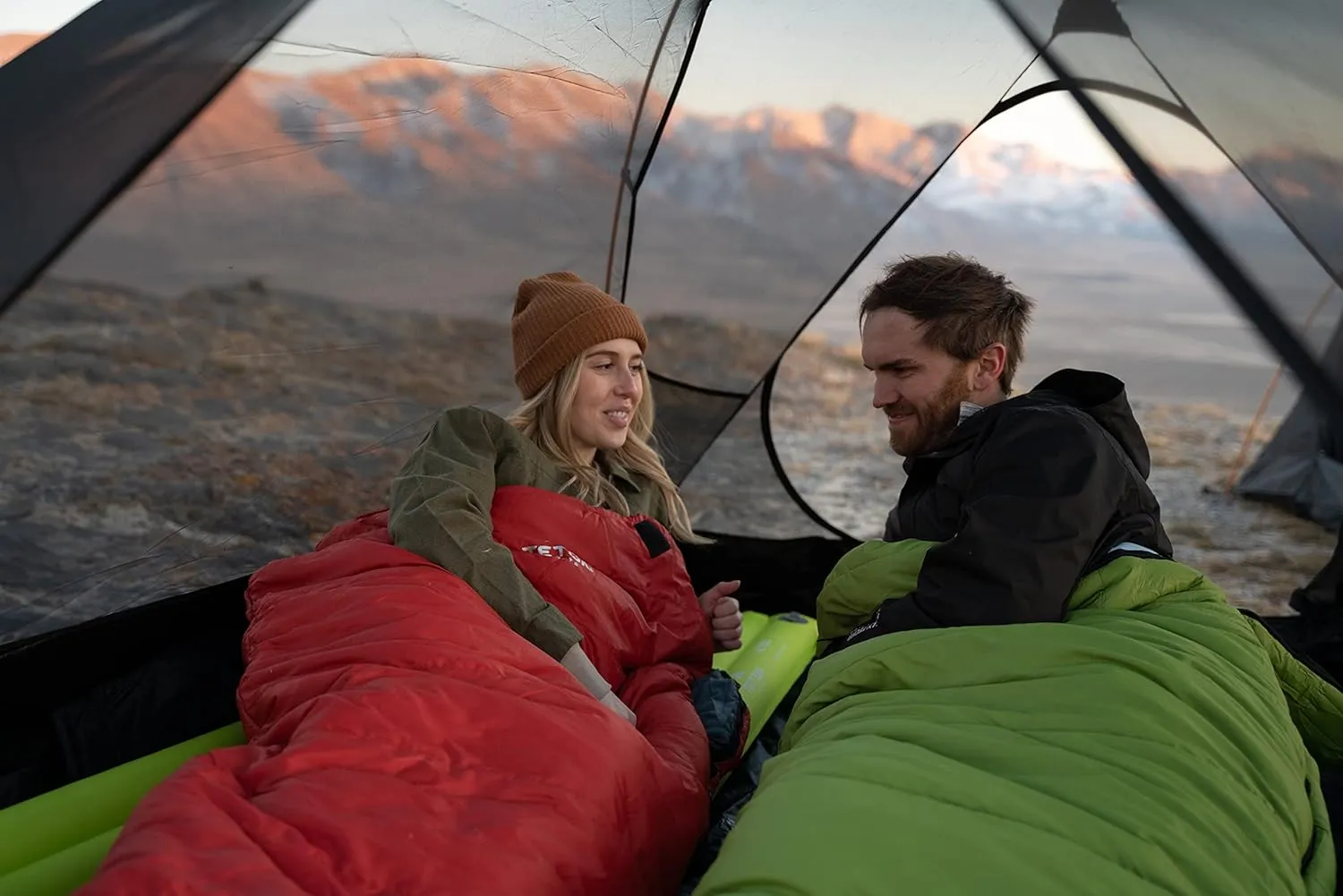 Teton LEEF Lightweight Mummy Sleeping Bag Perfect for Camping, Hiking, and Backpacking; Cold Weather Option, Compression Sack Included