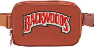 Unisex Backwoods Mini Belt Bag with Adjustable Strap Small Waist Pouch for Workout Running Traveling Hiking (Coffee)
