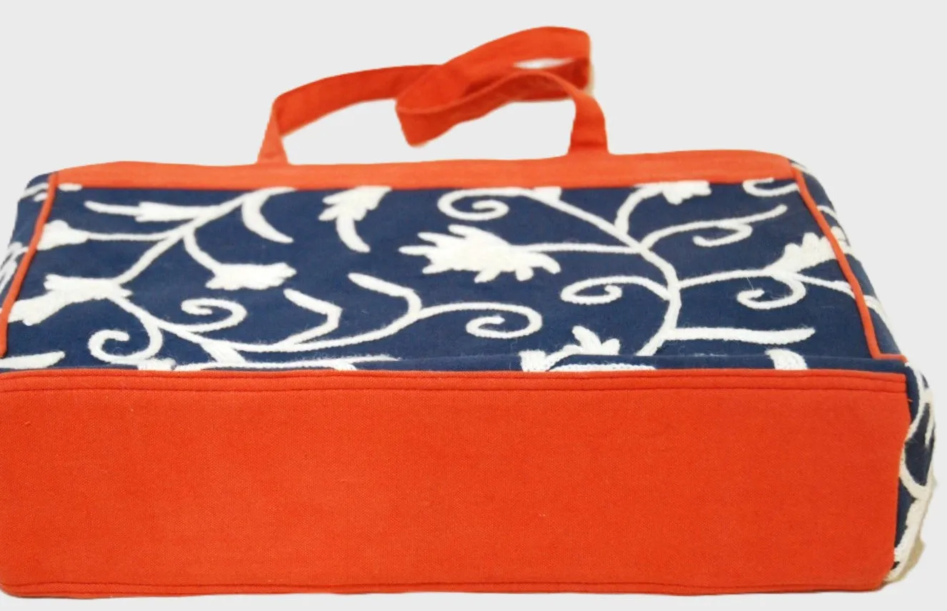 Women Shoulder Bag, Shopping Tote bag Ladies Purse Navy #CBG111