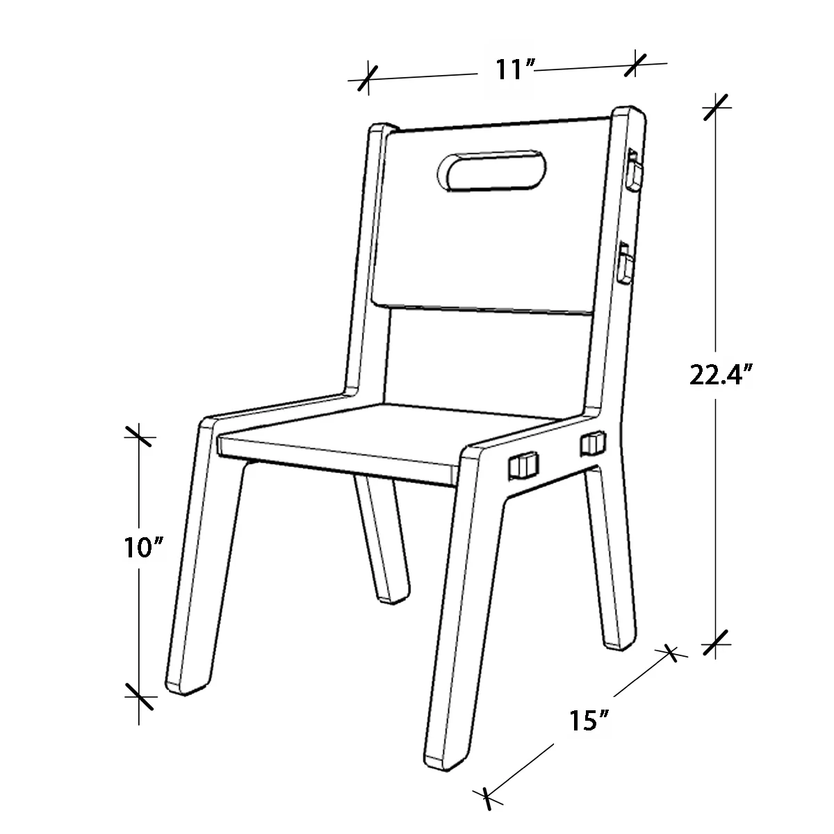 X&Y Grey Guava Chair - Natural
